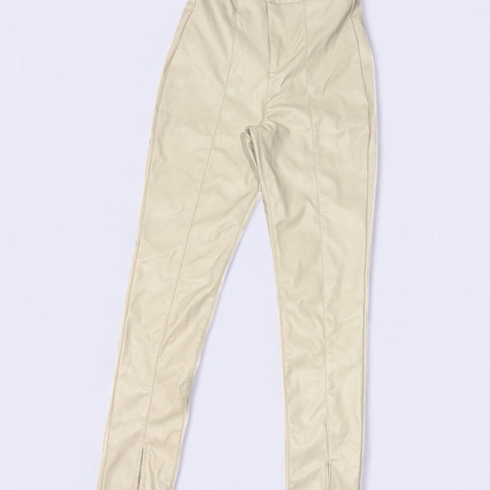 Tan Pants leather size medium